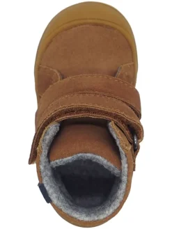 Leren loopleerschoenen lichtbruin