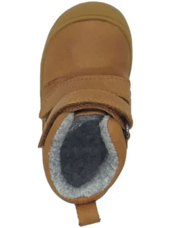 Leren loopleerschoenen lichtbruin