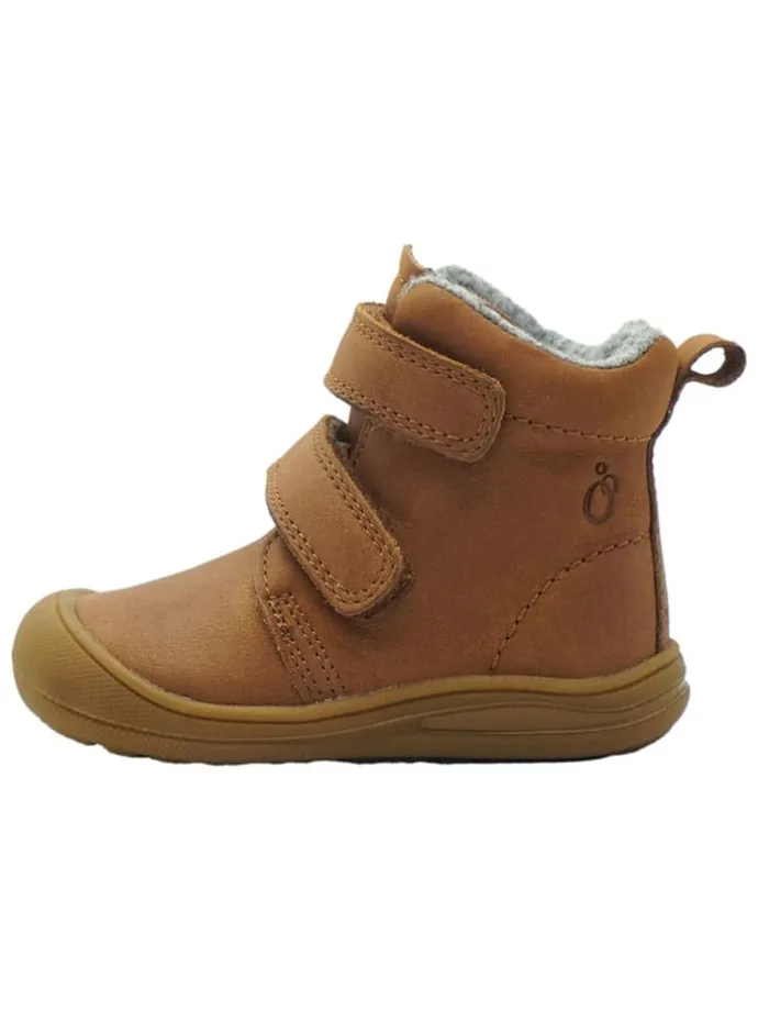 Leren loopleerschoenen lichtbruin