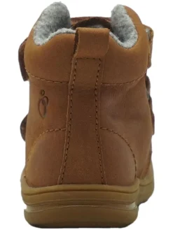 Leren loopleerschoenen lichtbruin
