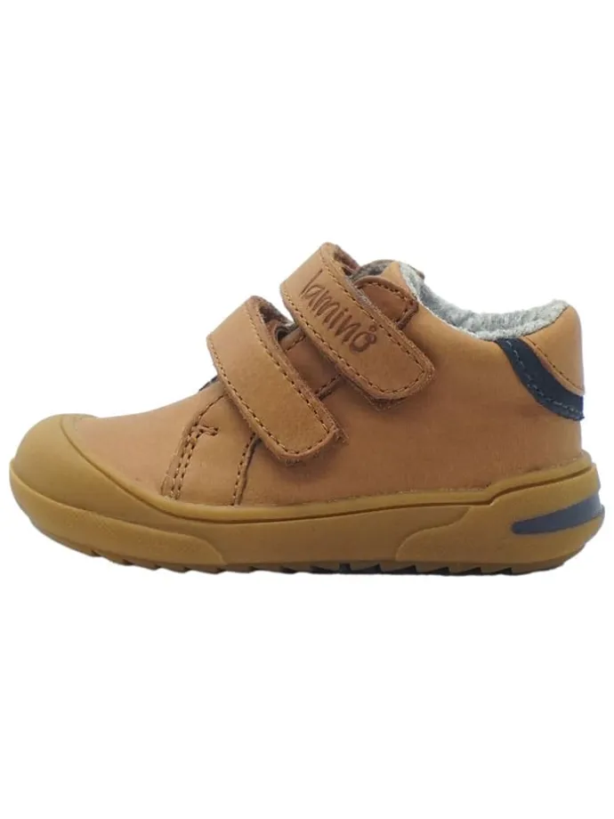 Leren loopleerschoenen lichtbruin