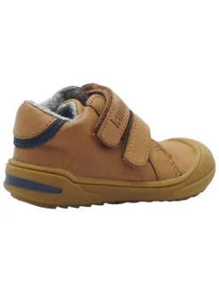 Leren loopleerschoenen lichtbruin