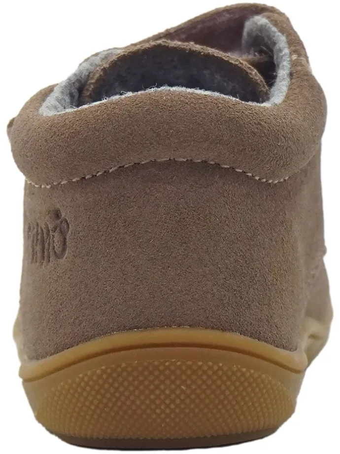 Leren loopleerschoenen paars