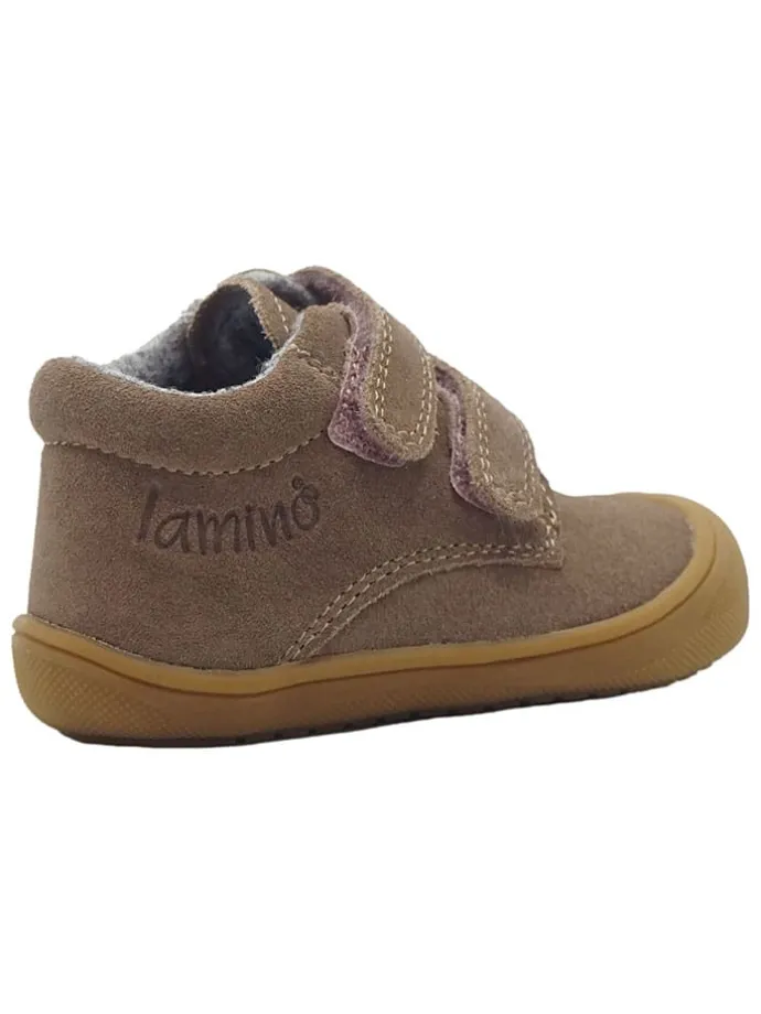Leren loopleerschoenen paars