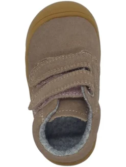 Leren loopleerschoenen paars