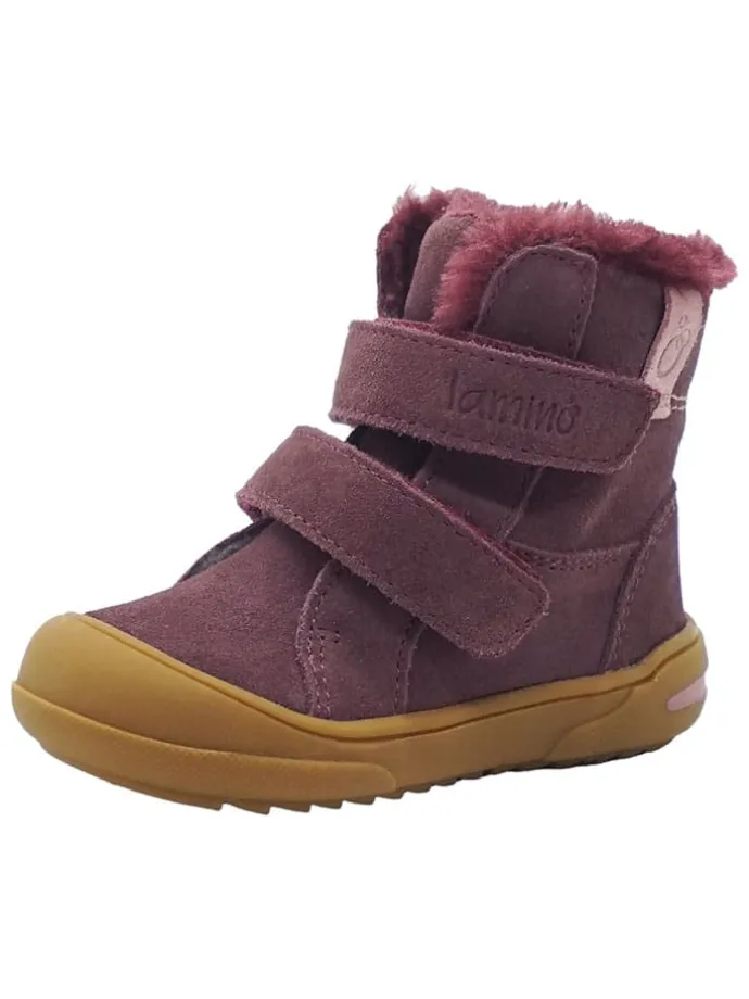 Leren loopleerschoenen paars