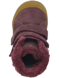 Leren loopleerschoenen paars