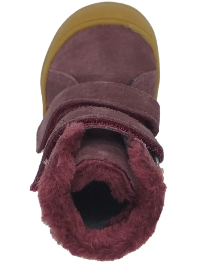 Leren loopleerschoenen paars