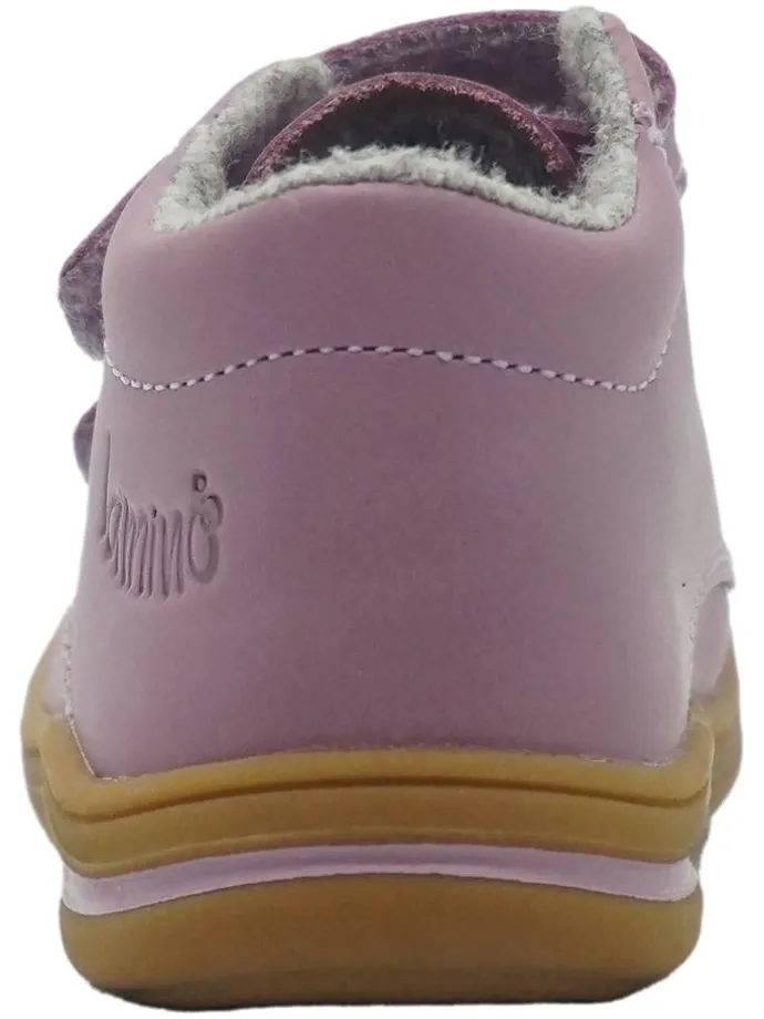Leren loopleerschoenen paars