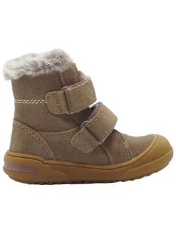 Leren loopleerschoenen paars