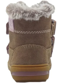 Leren loopleerschoenen paars