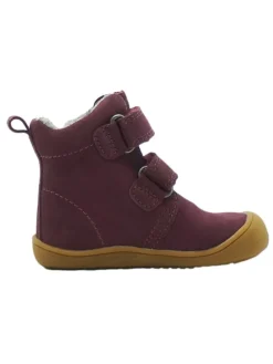 Leren loopleerschoenen rood