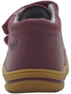 Leren loopleerschoenen rood
