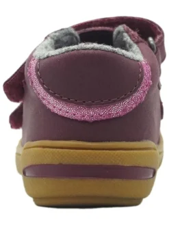 Leren loopleerschoenen rood