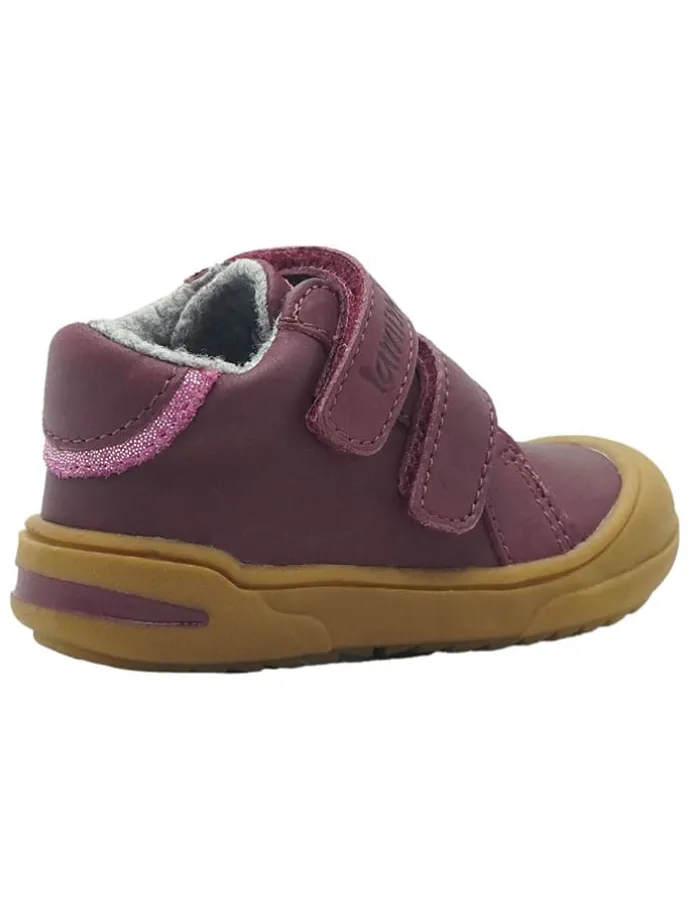 Leren loopleerschoenen rood