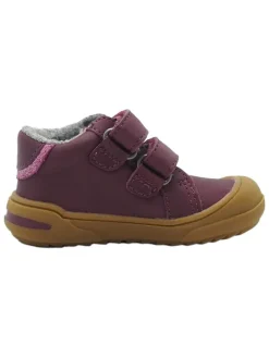 Leren loopleerschoenen rood