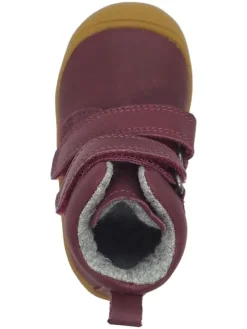 Leren loopleerschoenen rood