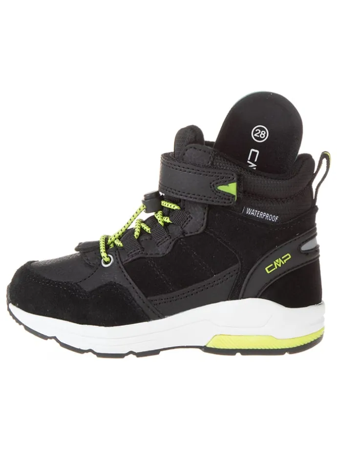 Leren outdoorschoenen "Hadil" zwart