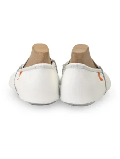 Leren pantoffels "Master" wit