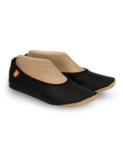 Leren pantoffels "Pro" zwart