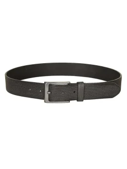 Leren riem grijs