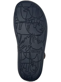 Leren sandalen "Bicho" donkerblauw