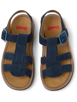 Leren sandalen "Bicho" donkerblauw