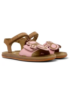 Leren sandalen "Bicho" lichtroze