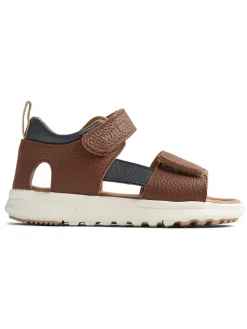 Leren sandalen bruin