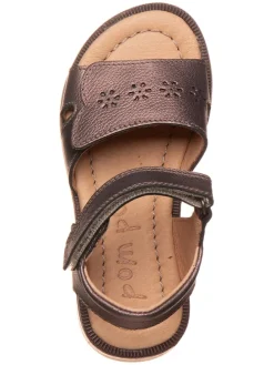Leren sandalen bruin