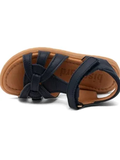 Leren sandalen donkerblauw