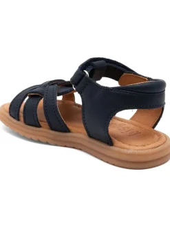 Leren sandalen donkerblauw