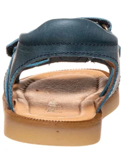 Leren sandalen donkerblauw