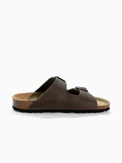 Leren slippers 