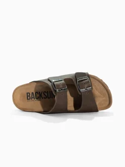 Leren slippers 