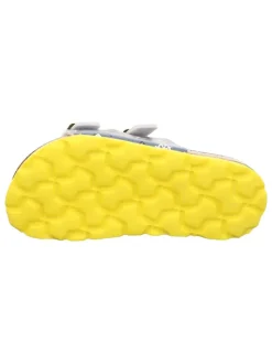 Leren slippers donkerblauw