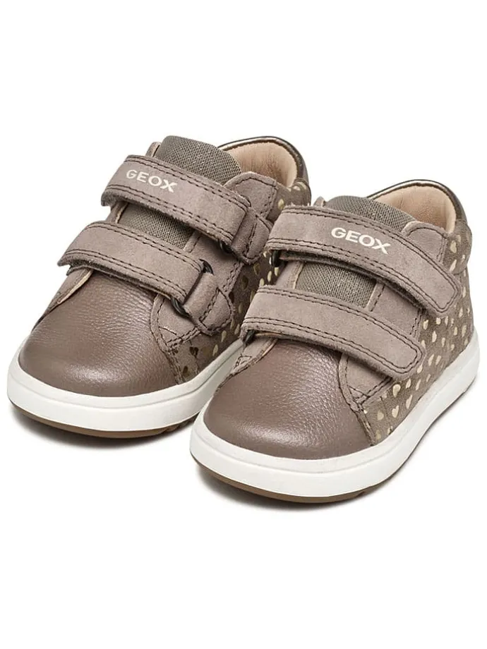 Leren sneakers "Biglia" lichtbruin