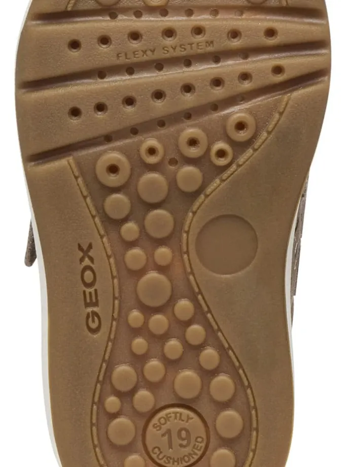 Leren sneakers "Biglia" lichtbruin