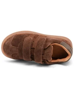 Leren sneakers bruin