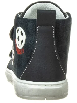 Leren sneakers donkerblauw
