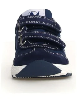 Leren sneakers "Jesko 2" wit/kaki