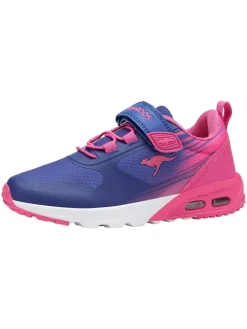 Leren sneakers "KX-Tempo EV" blauw/roze