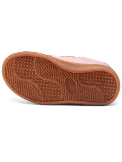 Leren sneakers lichtroze
