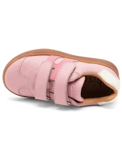 Leren sneakers lichtroze