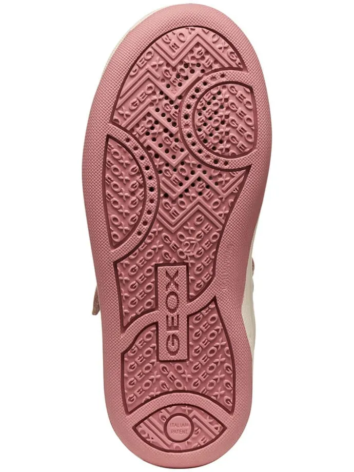 Leren sneakers "Maltin" lichtblauw/crème