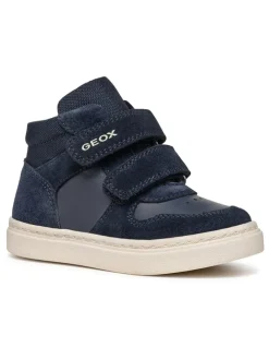 Leren sneakers "Nashik" donkerblauw