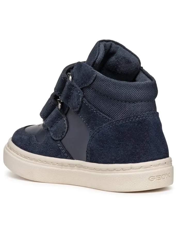 Leren sneakers "Nashik" donkerblauw