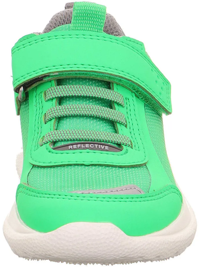 Leren sneakers "Rush" groen/grijs