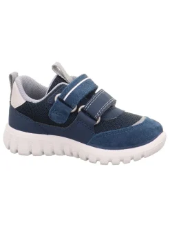 Leren sneakers "Sport 7" donkerblauw