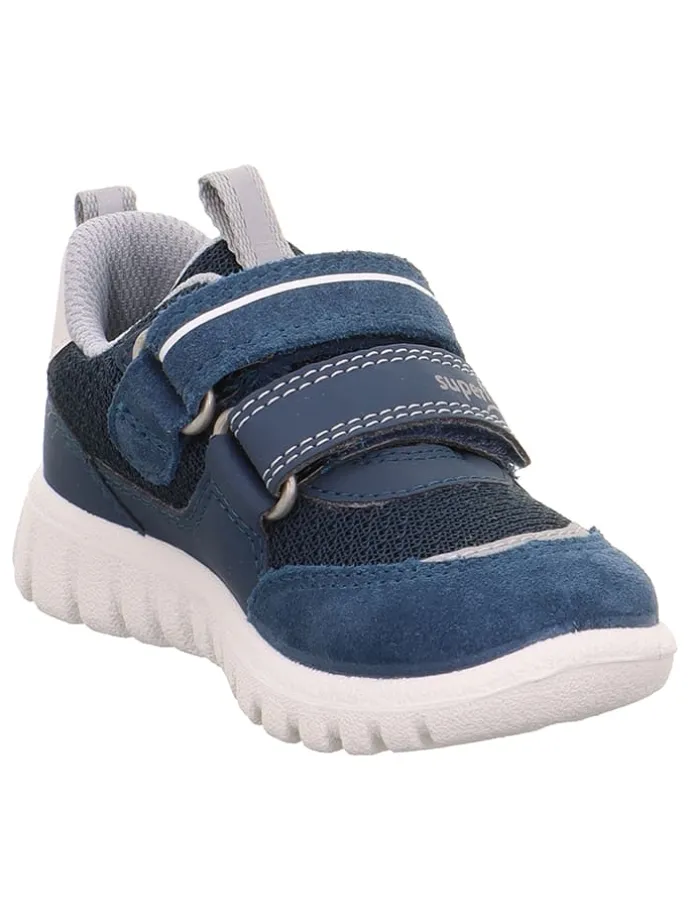Leren sneakers "Sport 7" donkerblauw